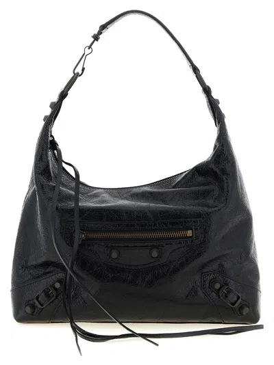 Balenciaga Hobo Le City S Shoulder Bag In Black