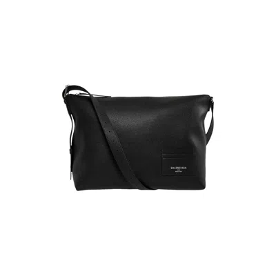 Pre-owned Balenciaga Hobo Messenger Bag 'black'