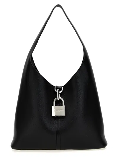 Balenciaga Hobo North-south Locker Shoulder Bags In Black