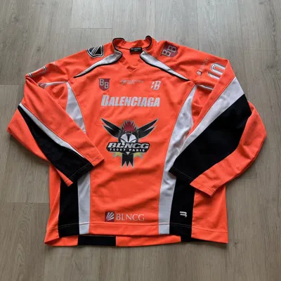 Pre-owned Balenciaga Hockey Jersey In Orange