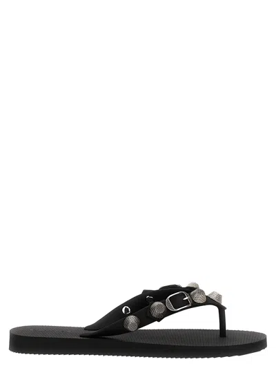 Balenciaga Cagole Sandals In Schwarz