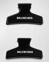 BALENCIAGA HOLLI HAIR GRIPS, SET OF 2