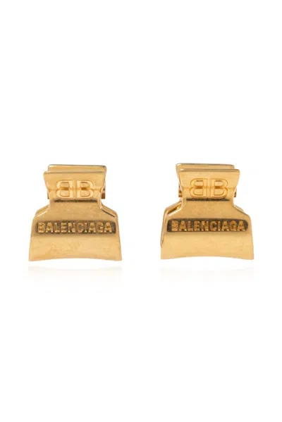 Balenciaga Women's Holli Xs Hair Grip Set In Gold