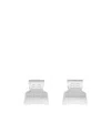 Balenciaga Silver Holli Bb Xs Hair Clip Set In White