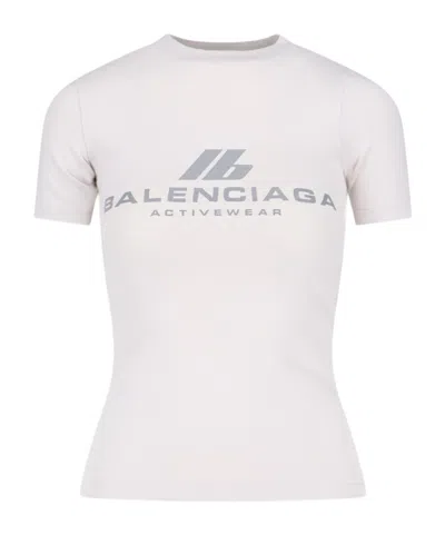 BALENCIAGA BALENCIAGA ACTIVEWEAR FITTED T-SHIRT