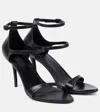 Balenciaga Honey Sandals In Black Leather In Black