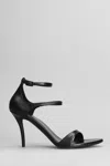 Balenciaga Honey Sandals In Black Leather In Black
