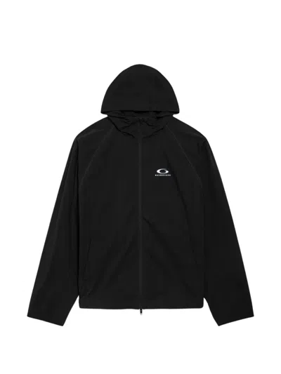 Balenciaga Technical Jacket With Logo Jackets And Coats Black