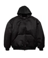 Balenciaga Hooded Sweater In Black