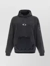Balenciaga Men Transparent Tape Hoodie With Torn Pocket In Black