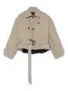 Balenciaga Deconstructed Cotton Twill Trench Coat