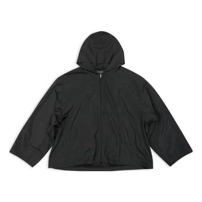Balenciaga Hooded Windbreaker Jacket 'black'