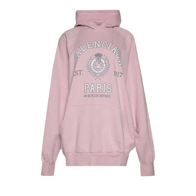 Pre-owned Balenciaga Hoodie 'faded Pink'