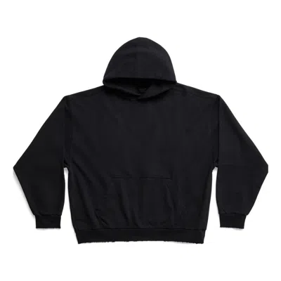 Balenciaga Hoodie Medium Fit 'black Faded'