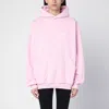 Balenciaga Beverly Hills Embroidered Hoodie In Pink