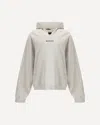 Balenciaga Men Back Medium Fit Hoodie In Gray