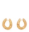 Balenciaga Loop Xxs Gold-tone Hoop Earrings