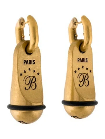 Pre-owned Balenciaga Hotel Drop Earrings In Multi