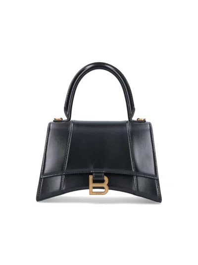Balenciaga Hourglass Bag In Black