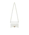 Balenciaga Hourglass Chain Wallet In White