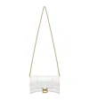 Balenciaga Hourglass Chain Wallet In White