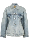 Balenciaga Hourglass Jacket In Denim