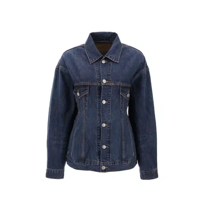 BALENCIAGA BALENCIAGA 'HOURGLASS' DENIM JACKET