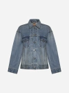 Balenciaga Denim Jacket In Light Indigo