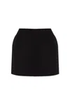 Balenciaga Black Hourglass Mini Skirt In Black