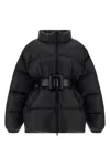 Balenciaga Hourglass Belted Jacket In Black