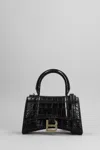 Balenciaga Hourglass Hand Bag In Black