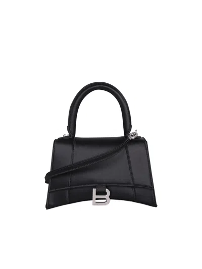 Balenciaga Hourglass Handbag In Black