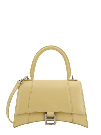 Balenciaga Hourglass Handbag In Yellow