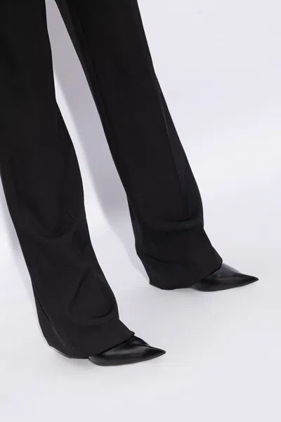 Balenciaga ‘hourglass' Heeled Ankle Boots In Black