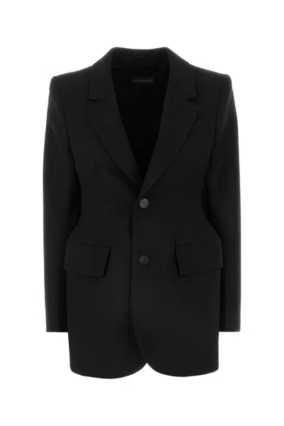Balenciaga Jackets And Vests In Black