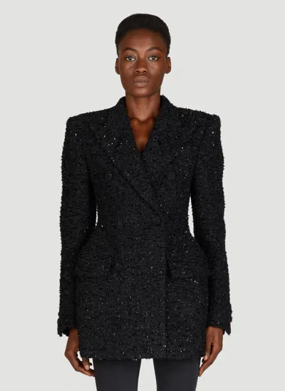 Balenciaga Hourglass Jacket In Black