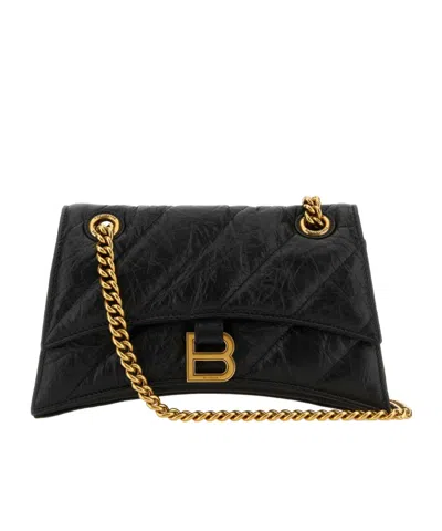 BALENCIAGA BALENCIAGA SMALL CRUSH SHOULDER BAG