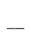 Balenciaga Hourglass Logo-buckle Belt In Black