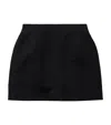 Balenciaga Hourglass Mini Skirt In Black