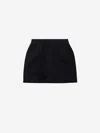 Balenciaga Hourglass Mini Skirt In Black
