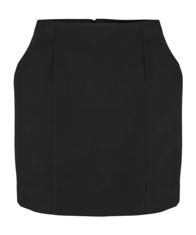 Balenciaga Hourglass Mini Skirt In Black