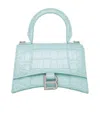 Balenciaga Hourglass Mini Tote Bag In Blue