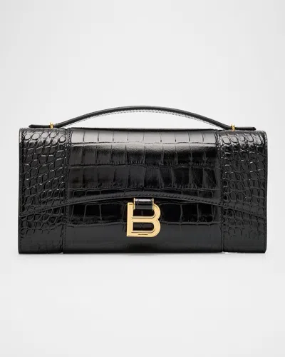 Balenciaga Hourglass Pochette With Chain