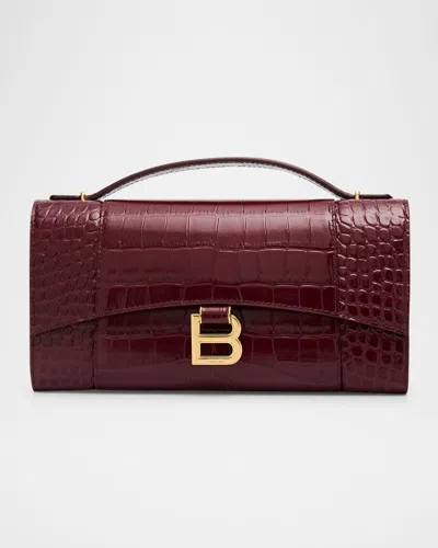 Balenciaga Hourglass Pochette With Chain