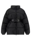 Balenciaga Hourglass Belted Jacket In Black