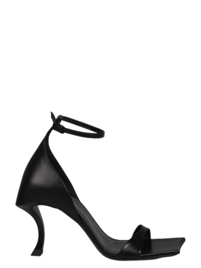 Balenciaga Hourglass Sandal In Black