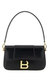 Balenciaga Hourglass Sling Small Shoulder Bag In Black