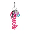 Balenciaga Hourglass Soft Big Souvenirs Keyring In Purple