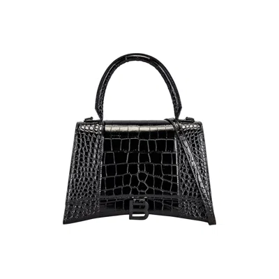 Pre-owned Balenciaga Hourglass Top Handle 'black' | Women's Size Onesize