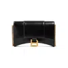 Balenciaga Hourglass Wallet On Chain Smallleathergoods In Black